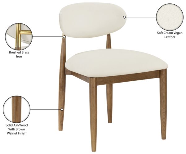 Riccio Vegan Leather Upholstered Dining Side Chair