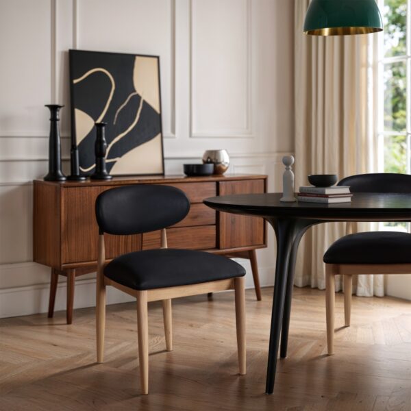 Riccio Vegan Leather Upholstered Dining Side Chair