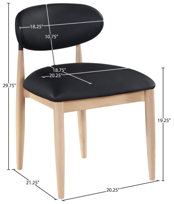 Riccio Vegan Leather Upholstered Dining Side Chair