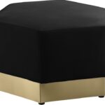 Marquis Velvet Upholstered Ottoman