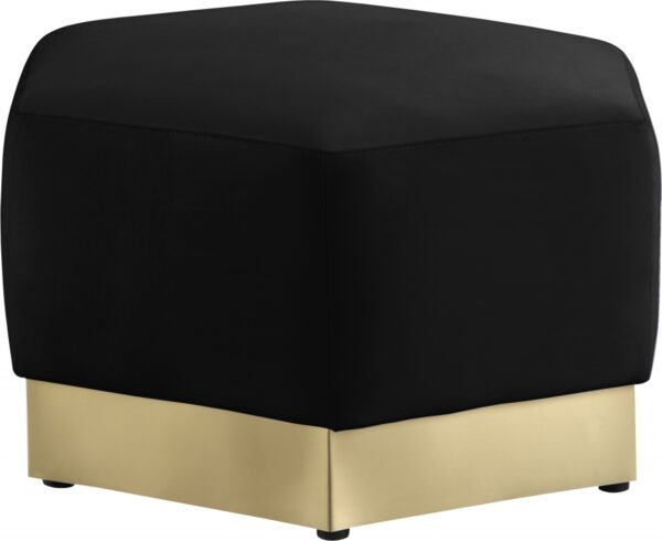 Marquis Velvet Upholstered Ottoman