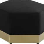 Marquis Velvet Upholstered Ottoman