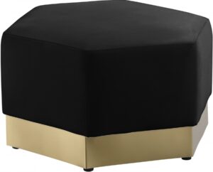 Marquis Velvet Upholstered Ottoman