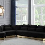 Marquis Velvet Upholstered Ottoman