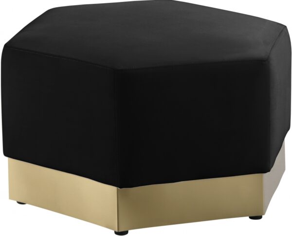 Marquis Velvet Upholstered Ottoman