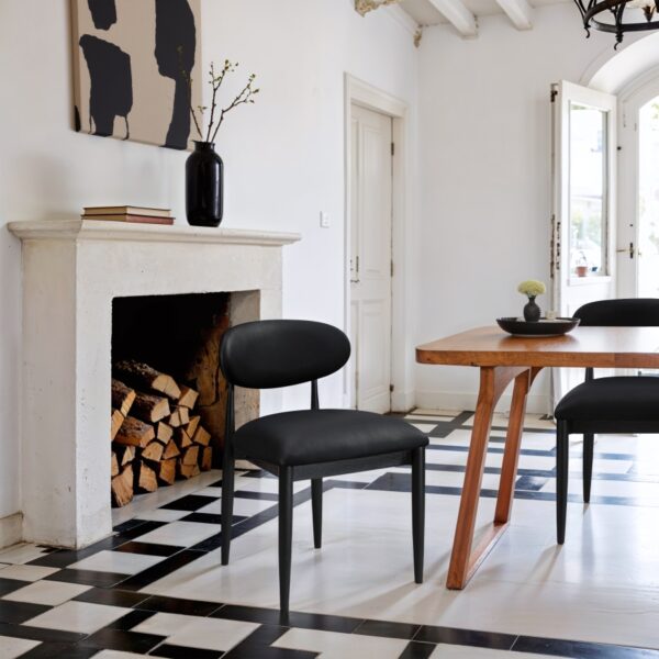 Riccio Vegan Leather Upholstered Dining Side Chair