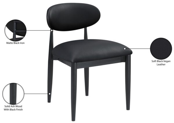 Riccio Vegan Leather Upholstered Dining Side Chair