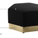 Marquis Velvet Upholstered Ottoman