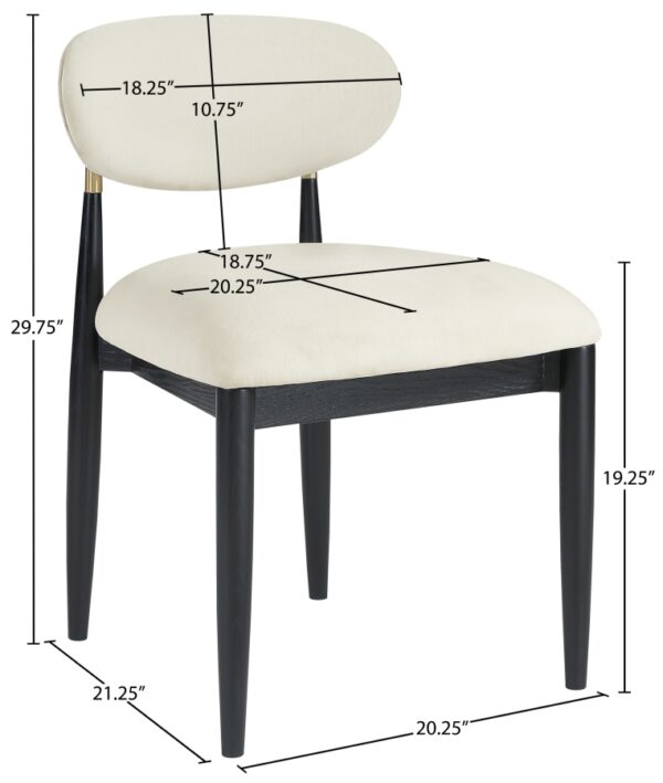 Riccio Performance Fabric Upholstered Dining Side Chair