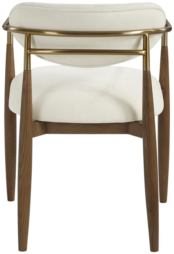 Riccio Performance Fabric Upholstered Dining Arm Chair