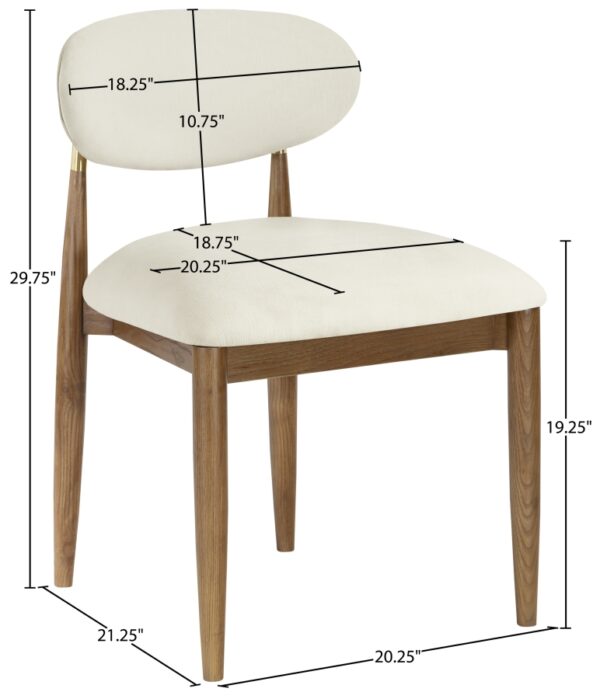 Riccio Performance Fabric Upholstered Dining Side Chair