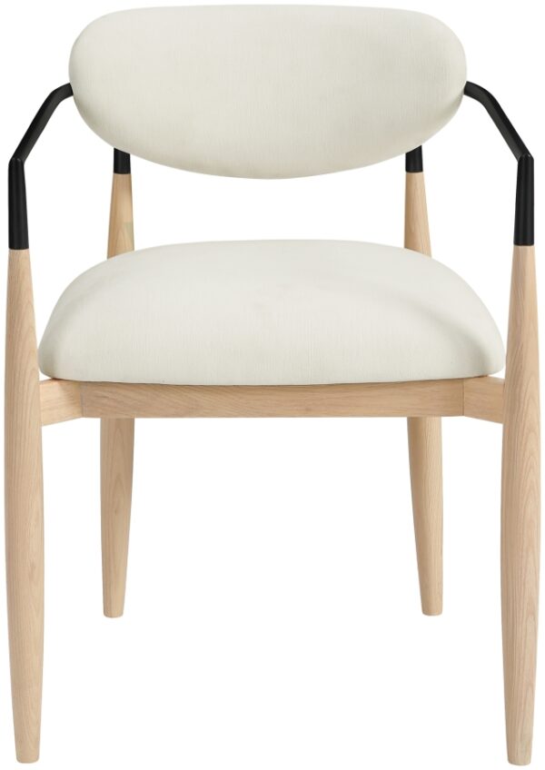 Riccio Performance Fabric Upholstered Dining Arm Chair