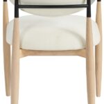 Riccio Performance Fabric Upholstered Dining Arm Chair