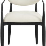 Riccio Performance Fabric Upholstered Dining Arm Chair