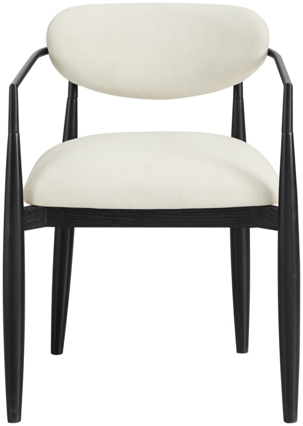 Riccio Performance Fabric Upholstered Dining Arm Chair