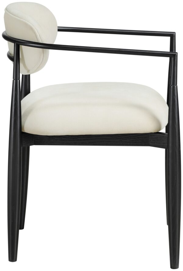 Riccio Performance Fabric Upholstered Dining Arm Chair