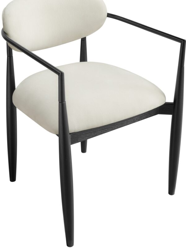 Riccio Performance Fabric Upholstered Dining Arm Chair