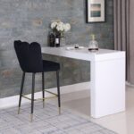 Lily Velvet Upholstered Bar Stool