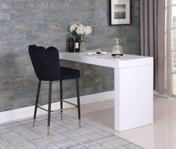 Lily Velvet Upholstered Bar Stool