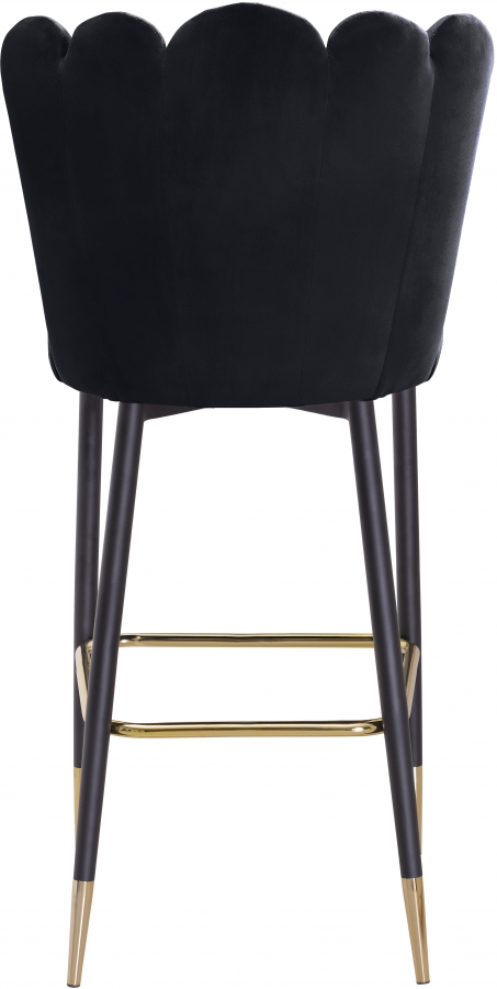 Lily Velvet Upholstered Bar Stool