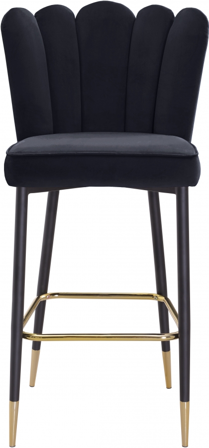 Lily Velvet Upholstered Bar Stool