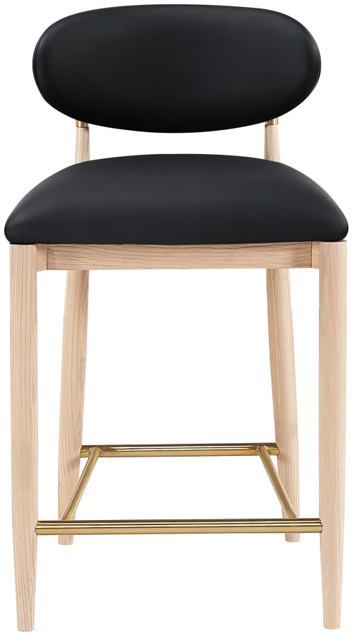 Riccio Vegan Leather Upholstered Counter Stool