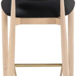 Riccio Vegan Leather Upholstered Counter Stool