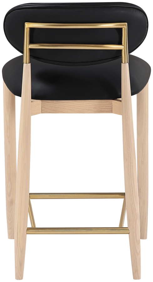 Riccio Vegan Leather Upholstered Counter Stool