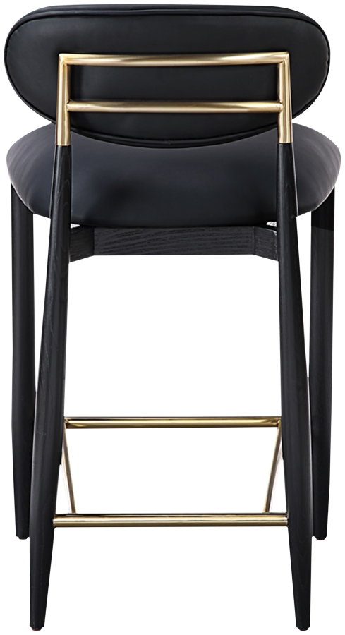 Riccio Vegan Leather Upholstered Counter Stool