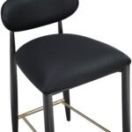 Riccio Vegan Leather Upholstered Counter Stool