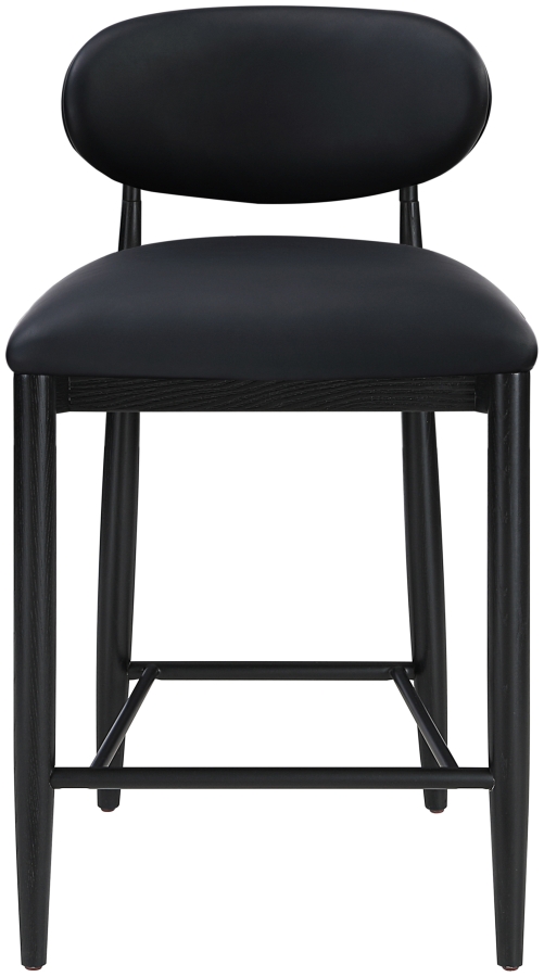 Riccio Vegan Leather Upholstered Counter Stool