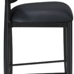 Riccio Vegan Leather Upholstered Counter Stool