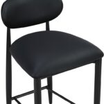 Riccio Vegan Leather Upholstered Counter Stool