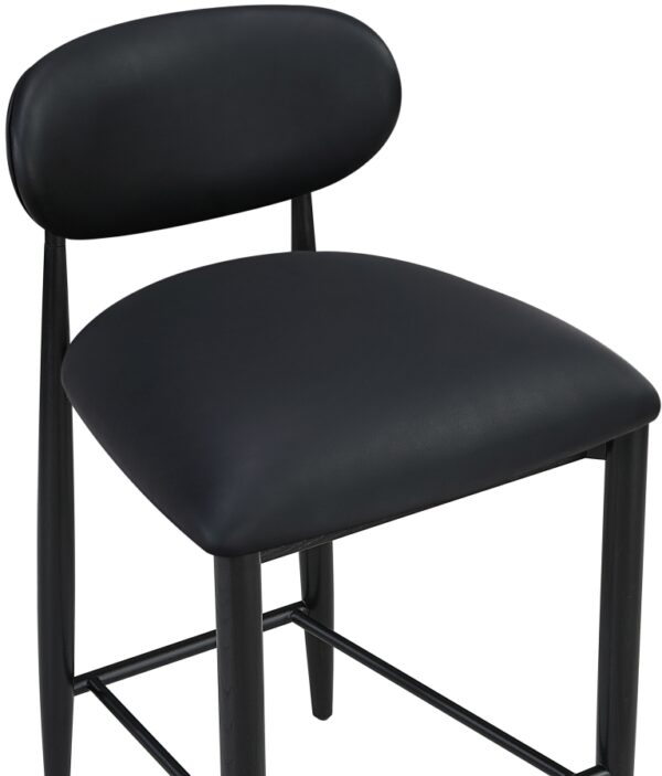 Riccio Vegan Leather Upholstered Counter Stool