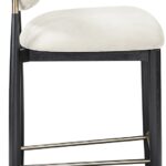 Riccio Performance Fabric Upholstered Counter Stool