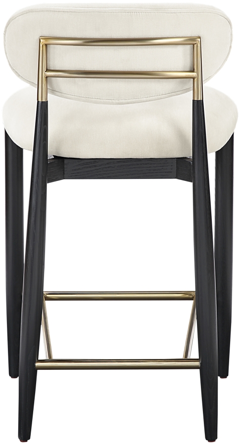 Riccio Performance Fabric Upholstered Counter Stool