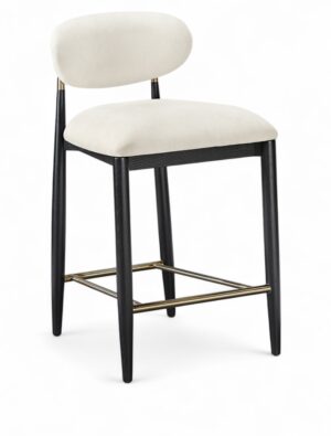 Riccio Performance Fabric Upholstered Counter Stool