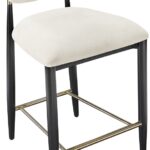 Riccio Performance Fabric Upholstered Counter Stool