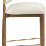 Riccio Performance Fabric Upholstered Counter Stool