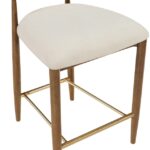 Riccio Performance Fabric Upholstered Counter Stool