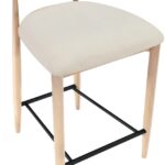 Riccio Performance Fabric Upholstered Counter Stool