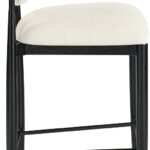 Riccio Performance Fabric Upholstered Counter Stool