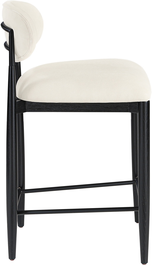 Riccio Performance Fabric Upholstered Counter Stool