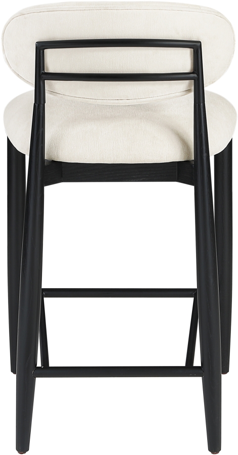 Riccio Performance Fabric Upholstered Counter Stool