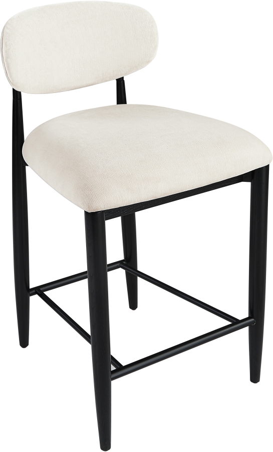 Riccio Performance Fabric Upholstered Counter Stool