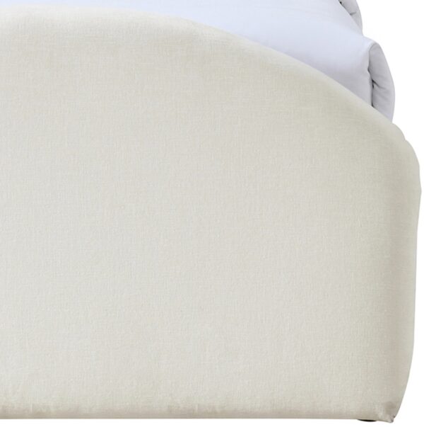 Andaz Chenille Fabric Upholstered Twin Bed