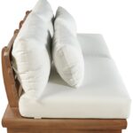 Mirella 74" Water Resistant Fabric Upholstered 2pc. Outdoor Patio Modular Loveseat