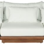 Mirella 112.75" Water Resistant Fabric Upholstered 3pc. Outdoor Patio Modular Sofa