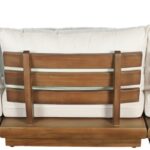 Mirella 112.75" Water Resistant Fabric Upholstered 3pc. Outdoor Patio Modular Sofa