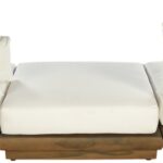 Mirella 112" Water Resistant Fabric Upholstered 3pc. Outdoor Patio Modular Sofa